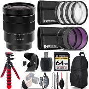 Sony Vario-Tessar T* FE 16-35mm f/4 ZA OSS Lens + Macro Filter Kit & More - 64GB Accessory Kit (International Version)