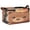 Bear with Peach, variant on Foldable Iron Frame Open Home Storage Bins 16.9×11.4×10 Inch Waterproof Nice Cube Shelf Baskets Bubbly Lime Slices