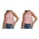 thumbnail image 3 of Sonducket Blusa sin mangas Estética Elegante Suelta Camisa fresca Fecha de aniversario Top Playa Vacaciones Viajes Ropa de verano Rosa XL Type1 NO1 Sonducket CBP250962, 3 of 5
