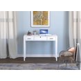 thumbnail image 3 of Safdie & Co. Vanity Desk Table Multifunctional 40inch White with 2 Drawers and 1 Foldable Mirror for Living Room, Dressing Room or Bedroom, 3 of 4