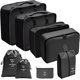 thumbnail image 1 of Bolsas Organizadoras de Viaje 8pcs, Organizadores de Maletas de Viaje, Organizador de Equipaje Impermeable, Kit de Organizador, 1 of 4