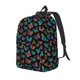 thumbnail image 1 of Balery Multicolored Butterflies Mochila Clásica Impresa Básica para Viaje, Mochila Escolar Resistente al Agua, Mochila de Lona con Correas Ajustables-Small, 1 of 5