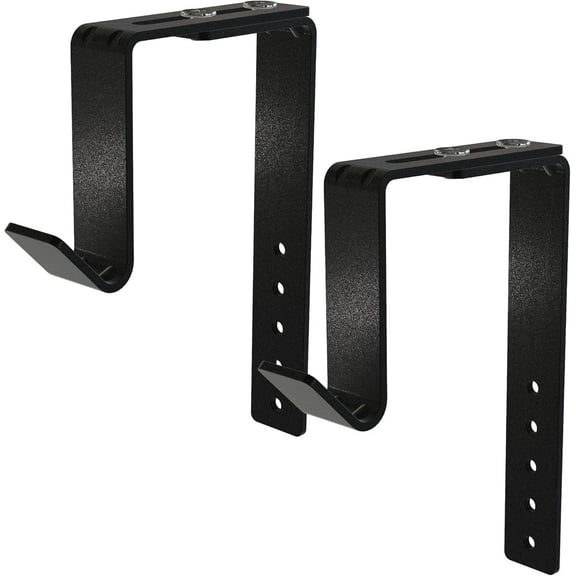 Adjustable Heavy-Duty Single Hook Bracket for Planter, Lantern, Bag – 2 Pack