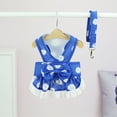 thumbnail image 4 of Blue Polyester Pet Dress - Retractable Leash Design, Adjustable Waistband, Durable/Breathable, for Daily Walks, 4 of 6