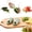 2PCS, variant on Pepper Seed Corer Remover, 2 in 1 Fruit Pepper Corer Bell Pepper Corer Seed Remover Tool, Pepper Deseeder Bell Pepper Corer Tool Pepper Cutter for Vegetables Kitchen Gadget (Green)