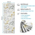 thumbnail image 2 of Pioneer Flower Floral Print Pattern Hot Yoga Mat Towel Non Slip for Hot Yoga - Quick-Drying Yoga Mat Cover with 4 Corner Pockets with Travel Bag - Hot Yoga Towel Non Slip 74"x26", 2 of 6