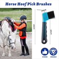 thumbnail image 3 of 4 Cepillos para Limpiar Cascos de Caballo con de Goma Suave. Limpiador Portátil para Cascos con Cepillo, Colores Aleatorios., 3 of 8