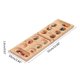 thumbnail image 2 of Mancala Board Game with Colorful Stones Pebbles Folding Wooden Board Chess Set, 2 of 4