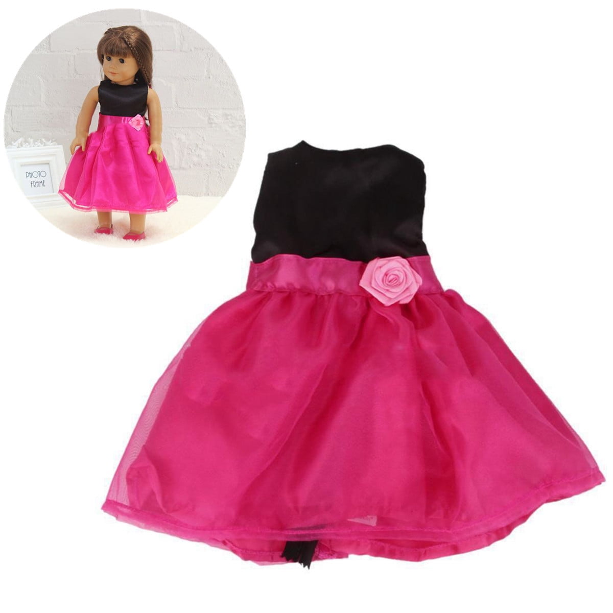 18 inch girl fashion princess dress doll clothes for american doll girl 