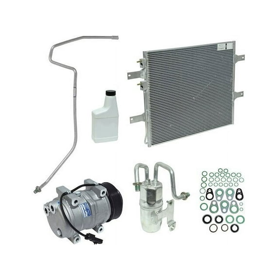 A/C Compressor Kit - Compatible with 2007 Dodge Ram 3500 2-Door 5.9L 6-Cylinder VIN C DI Turbocharged Diesel