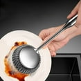 thumbnail image 6 of Stainless Steel Pot Scrubber with Long Handle, Steel Wires Ball Brush for Non-Scratch Cleaning of Pots, Pans, Griddles, Kitchen Grill Brush, 6 of 9