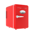 Frigidaire, Portable Retro 6Can Mini Cooler, EFMIS137, Red