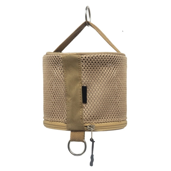 Camping Toilet Paper Holder With Hanging Rings Portable Roll Paper Storage Bag