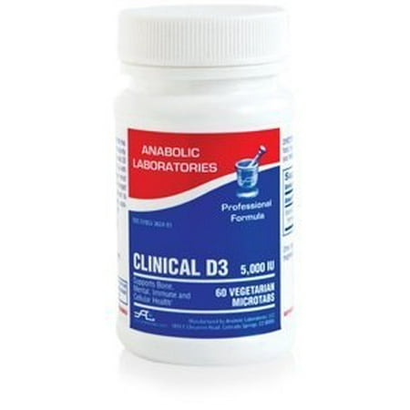 Anabolic Laboratories - Clinical D3 5,000 I.U. 60 (Best Anabolic For Cutting)