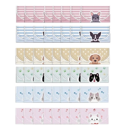 Necvior Foldable Greeting Card Letter Writting Paper 6.4x8.4Inch Lined for Kid Birthday