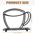 thumbnail image 2 of GOOHOCHY Freestanding Coffee Cup Napkin Holder and Dispenser, Kitchen and Dining Table Napkin Rack for Home Use, 2 of 8