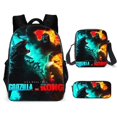thumbnail image 1 of Godzilla VS King Kong 3D Printed School Bags Movie Poster Kids Backpacks Schoolbag For Boys Girls Elementary And Middle School 17inch, 1 of 1