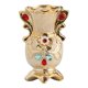 thumbnail image 1 of Jarrón de centro de mesa para decoración del hogar con patrón dorado, jarrón decorativo coleccionable A, 1 of 9