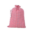 thumbnail image 2 of Christmas Plaid Cotton Drawstring Gift Bags, Rustic Buffalo Check Treat Sacks, Reusable Holiday Candy Pouches for Wedding Favors, Easy Pull String Wrap for Seasonal Party, Red, 2 of 7