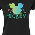 thumbnail image 3 of Disney - 8Bit Mickey  - Juniors Fitted Graphic T-Shirt, 3 of 5