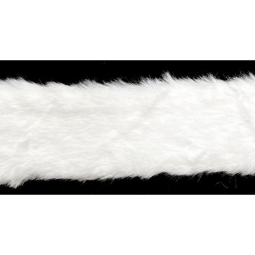2" White Faux Fur Trimming - 5 Continuous Yards!