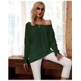 thumbnail image 4 of Pull-over à Manches Longues Bouffant Solide pour Femmes, 4 of 6