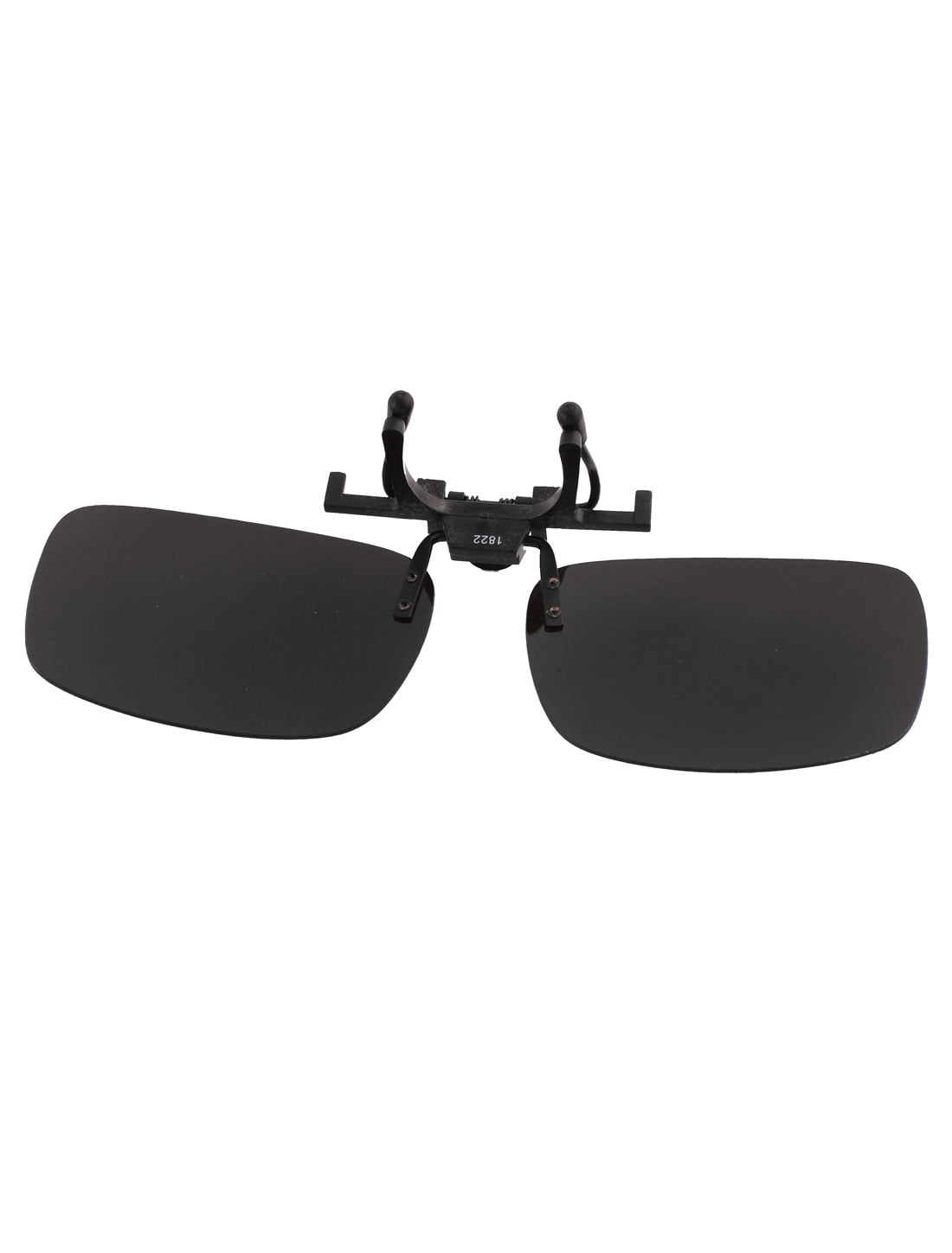 Unisex Travelling Gradient Blue Lens Rimless Clip On Polarized