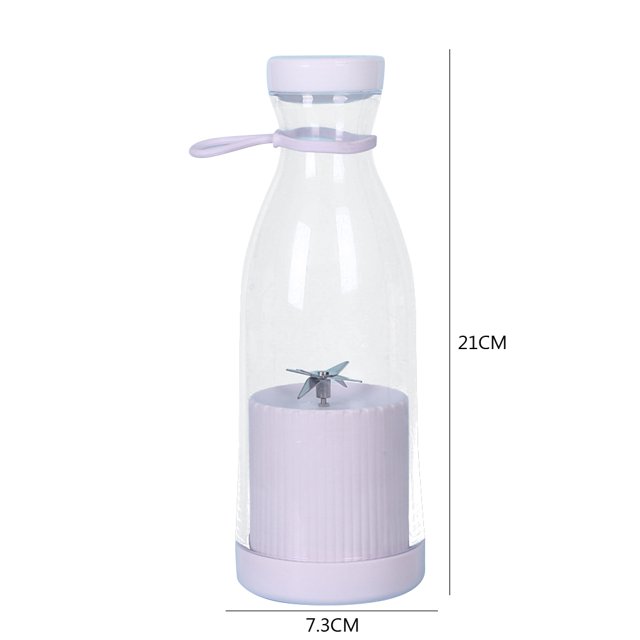 Copa Exprimidor De Frutas Mezclador de frutas eléctrico a prueba de fugas para cocina casera (380ML blanco) Hugtrwg Libre de BPA