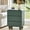 Green, variant on Wirrytor Walnut 3-Drawer Curved Edge Nightstand, Mid-Century Modern Bedside Table With Ball Legs, Versatile End Table For Bedroom & Living Room