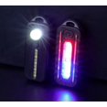 thumbnail image 4 of Luz LED azul recargable para bicicleta, iluminación delantera y trasera, potente lámpara impermeable y a prueba de golpes, luces para casco, para ciclismo de montaña, ciclismo, cochecitos, camping, sc, 4 of 5