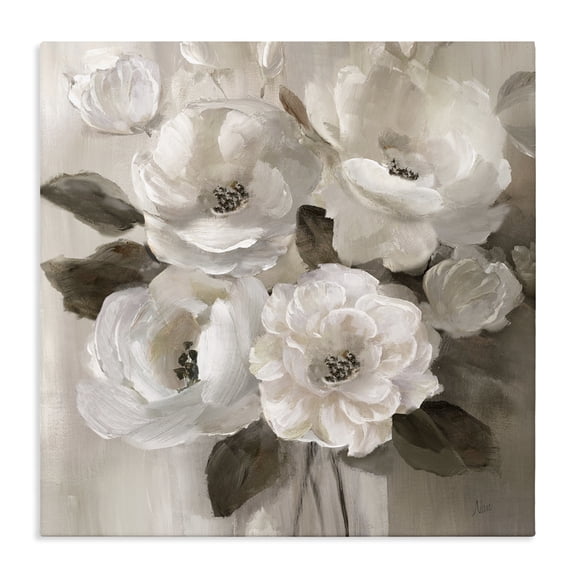 Stupell Industries Ivory Flower Bushel Canvas Wall Art, design by Nan