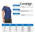 thumbnail image 4 of Blusa George Talla G Campesina Marino, 4 of 4