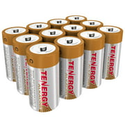 1 Box: 12pcs Tenergy C Size (LR14)  Alkaline Batteries