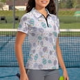 thumbnail image 3 of Whosucclay Happy Easter Golf Tops, Breathable Moisture Wicking Stretch Polo Shirts for Tennis Outdoor Sports Training Fashionable Size Large, 3 of 10