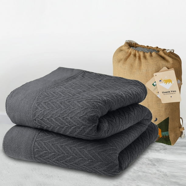 California Design Den Softest Cotton Blanket 100 Cotton AllSeason