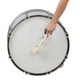 thumbnail image 3 of 2Pcs Big Snare Drum Hammers Felt Head Wooden Big Drum Hammers Band Practice Playing Marching Drum Drum Sticks, 3 of 5