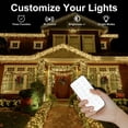 thumbnail image 3 of LIGHTSHARE 1000LED 328FT String Lights Warm White, 8 Modes 30V Plug in Fairy Lights with Remote Control for Home Garden Yard Christmas Wedding Holiday Party Thanksgiving (1pc Green Wire), 3 of 9