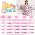thumbnail image 3 of Benylion Girls Dresses Pajamas Summer Sundress Kids Short Sleeve School Casual A Line Twirly Skater Cat Dress for 5-6 Years, 3 of 7