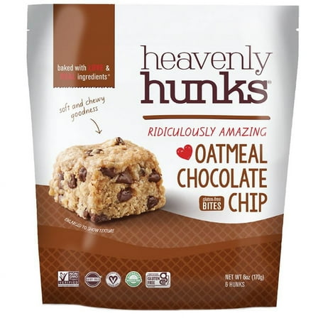 Heavenly Hunks Gluten Free Cookie Oatmeal Chocolate Chip 6.0 oz