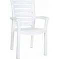 thumbnail image 2 of Ensemble de 5 Pcs Table de Patio Ronde en Résine de 42 Pouces et 4 Chaises en Résine, Blanc, 2 of 4