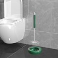 thumbnail image 1 of Escobilla de baño con soporte de secado de pie, limpieza de 360  degree, tamaño compacto, cepillo de limpieza de baño, estropajo de inodoro para baño RV Verde con base Soledad  Cepillo de limpieza para inodoro, 1 of 10