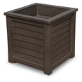 thumbnail image 7 of Mayne Lakeland 20" x 20" x 20" Square Espresso Self Watering Plastic Planter, 7 of 7