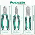 thumbnail image 2 of 3Pcs High Leverage Cr-V Steel Cable Cutter 6-10" Non Slip Handle for Copper Aluminum Communication Cable, 2 of 13
