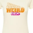 thumbnail image 3 of Barbie The Movie - Stacked Weird Barbie - Juniors Fitted Graphic T-Shirt, 3 of 5