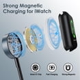 thumbnail image 3 of Cable de carga Autallgee 3 en 2 para iWatch y iPhone de 5 pies, negro, 3 of 9