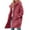 39#Hot Pink, variant on Wool Coats for Women, Winter Single Breasted Long Wool Coat with Hooded Casual Blend Jacket for Women Turquoise L