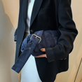 thumbnail image 1 of Fashion Women Nylon Shoulder Bag Simple Design Space Padded Messenger Bag Elegant Solid Color Handbag, 1 of 6