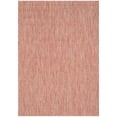 thumbnail image 1 of Safavieh Courtyard Collection Square Area Rug, Red and Beige, 6'7' x 6'7', Indoor/Outdoor, 1 Count, 1 of 7