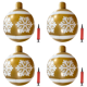thumbnail image 1 of Navidad Inflable 24 Pulgadas Decorada Al Aire Libre (copo Nieve Dorado), 1 of 4
