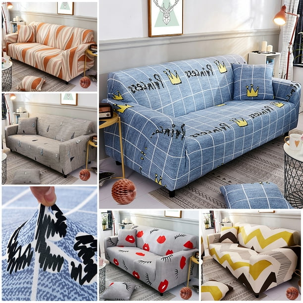 Printed Sofa Cover Stretch Couch Covers Slipcovers For 3 Cushion Com Printed Sofa Cover Stretch Couch Covers, Slipcovers For Sofa With 3 Cushions